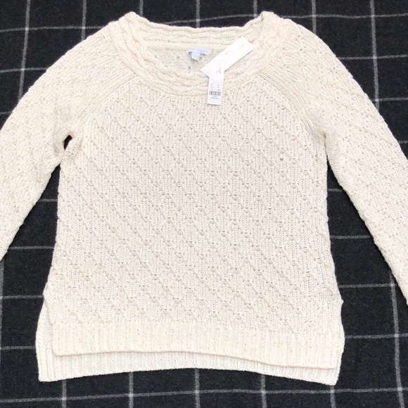 ⚡️sale⚡️New York and Company creme knit sweater - Picture 8 of 8